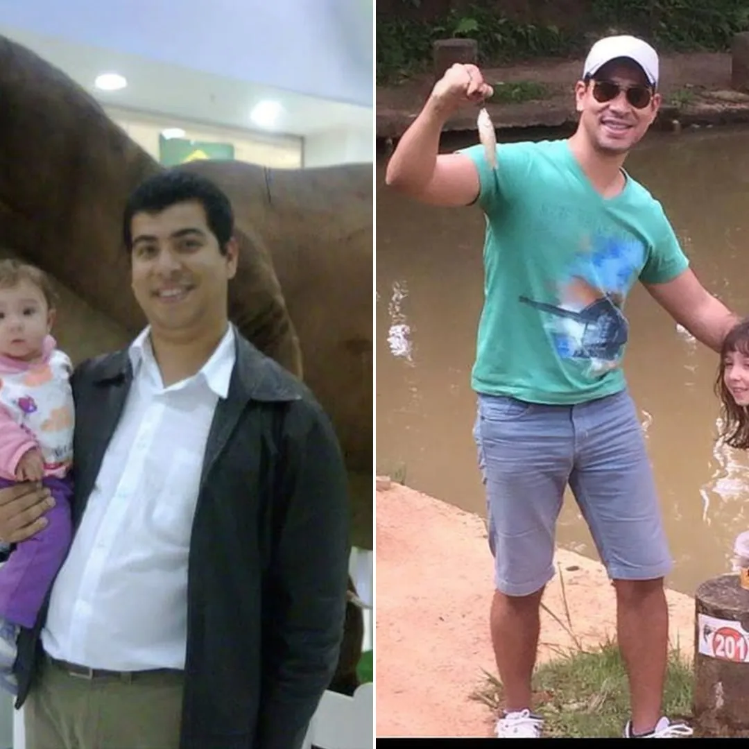 Antes e depois de Maciel, aluno de Rafael Figueiredo
