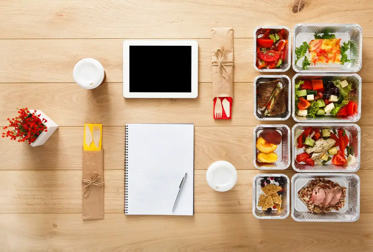 organização dieta marmitas planilha calendario