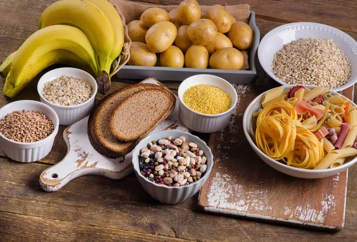 alimentos ricos em carboidrato para o treino