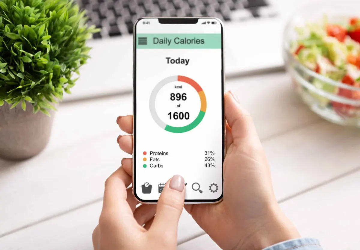aplicativo de contagem de calorias no celular