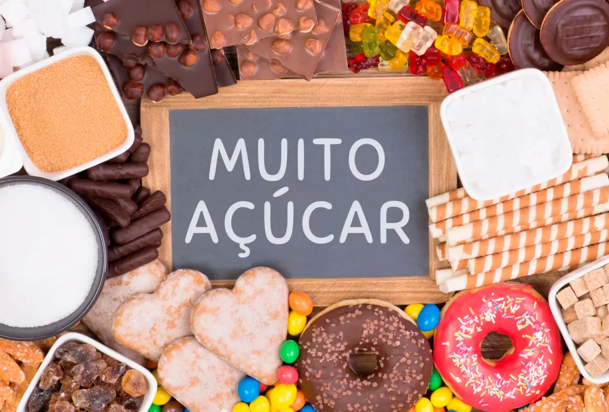 muitos doces texto sobre prevenção do diabetes tipo 2