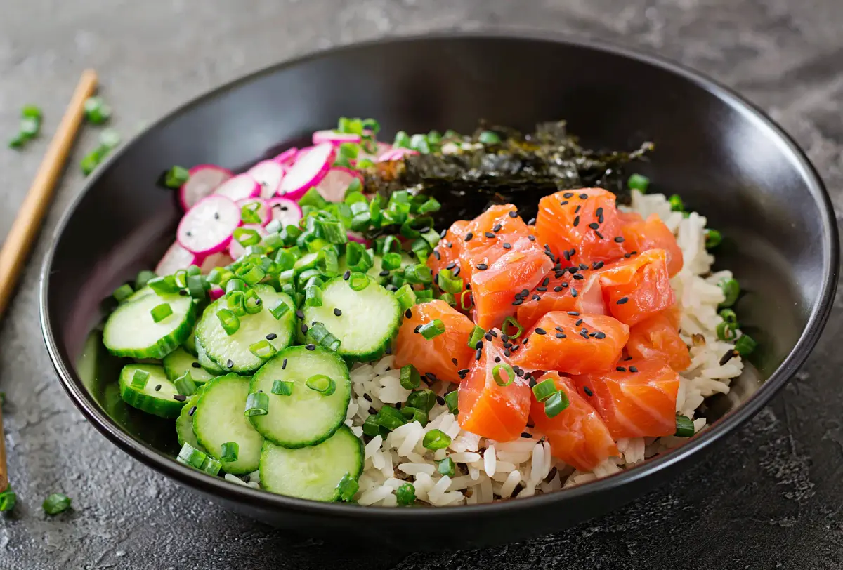 poke de salmão