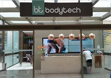 entrada da academia Bodytech