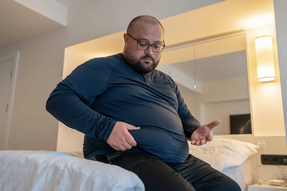 homem gordo obesidade