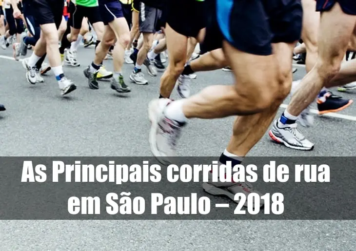 corredores em corrida de rua em São Paulo