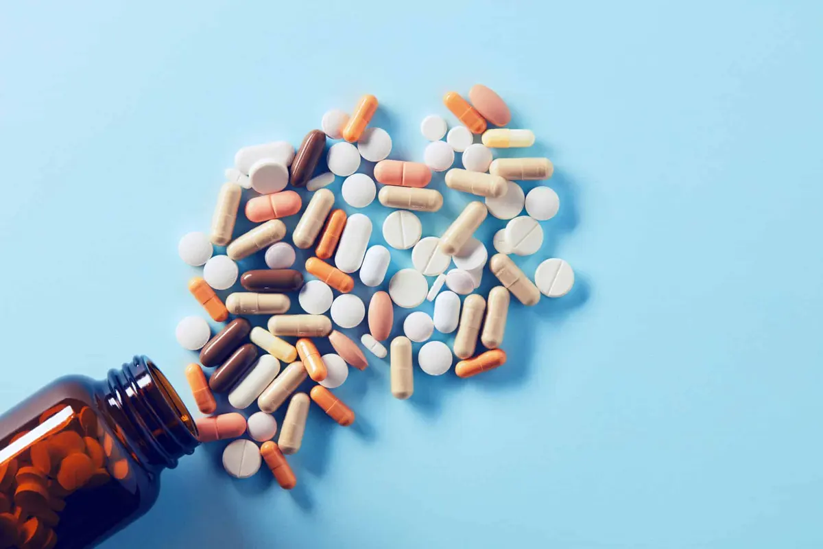 Suplementos remédios pílulas
