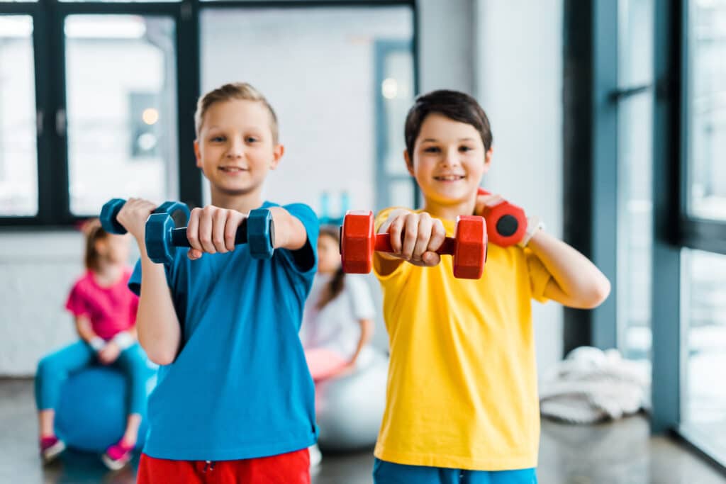 criança pode treinar musculação?