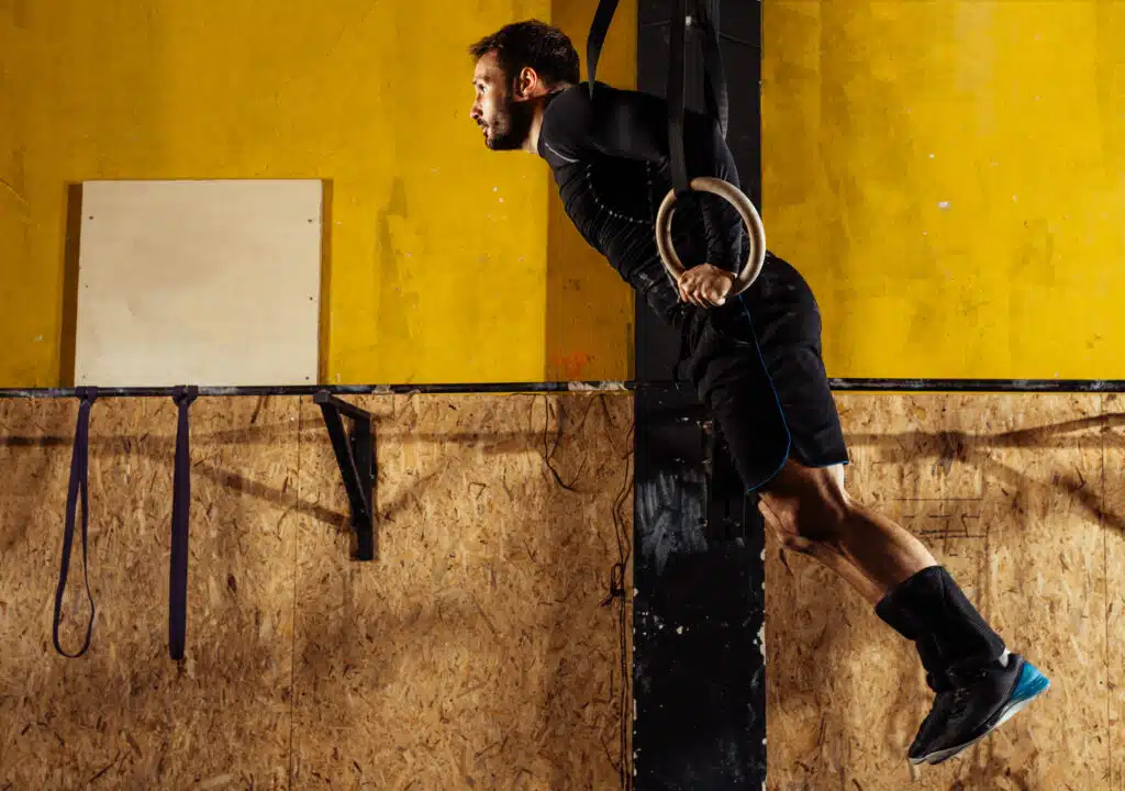 ring muscle up ring dip crossfit