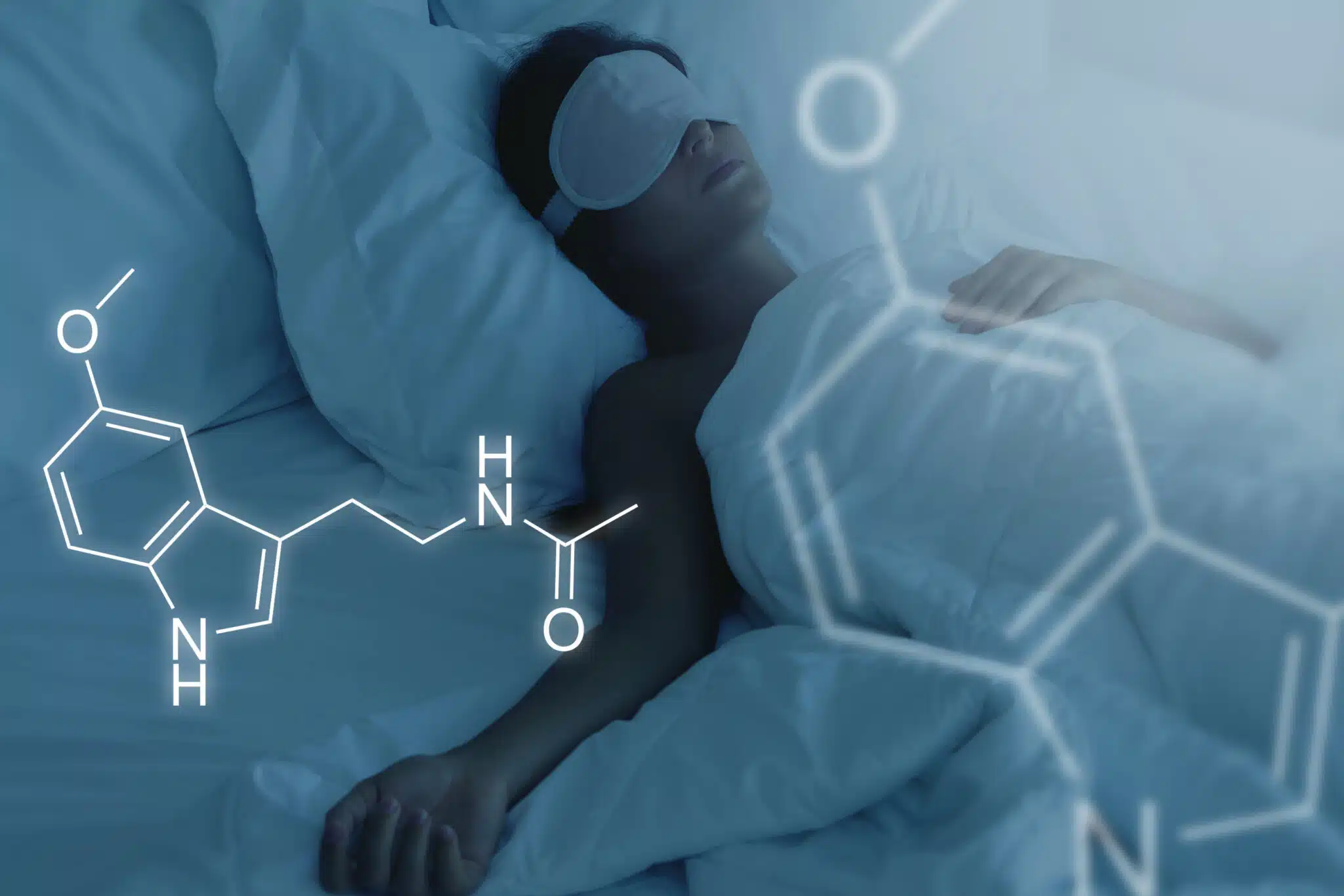 melatonina formula mulher dormindo suplementos