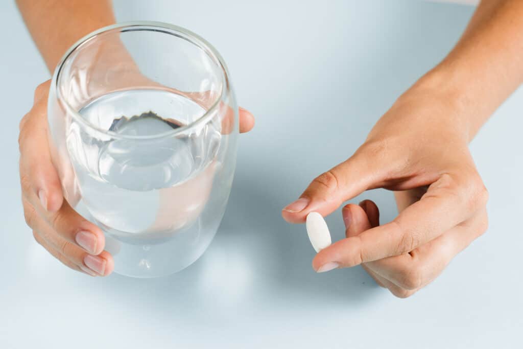 suplementos pílula agua