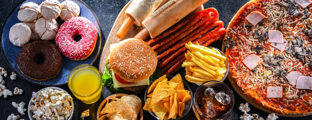junk food comida ultraprocessado
