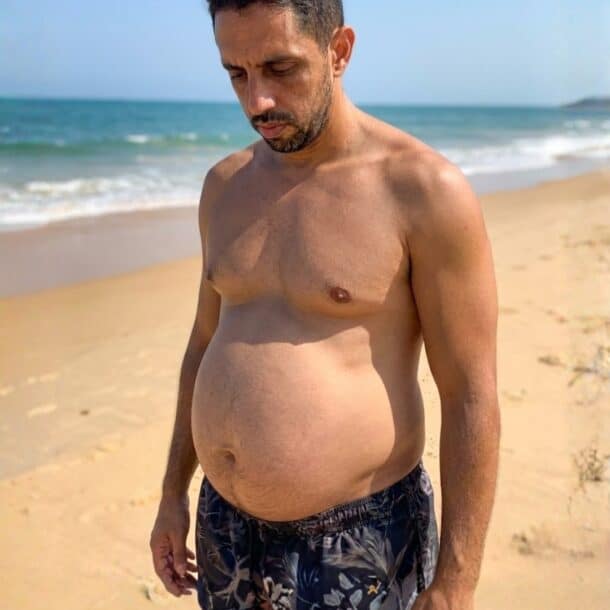 vergonha do proprio corpo praia