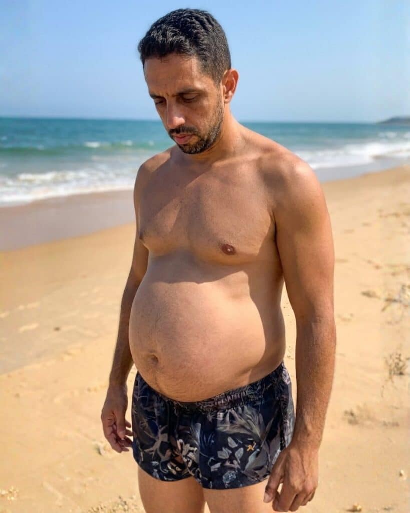 vergonha do proprio corpo praia